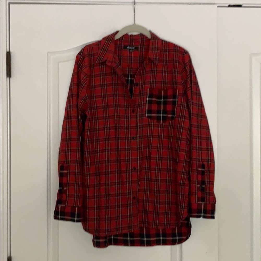 Madewell Plaid Button Up